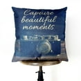thumbnail image 1 of Capture Beautiful Moments | Pillow Cover | Photography | Camera | Home Decor | Photography Gift | Vintage Camera | Vintage Decor | Gift Idea, 1 of 4
