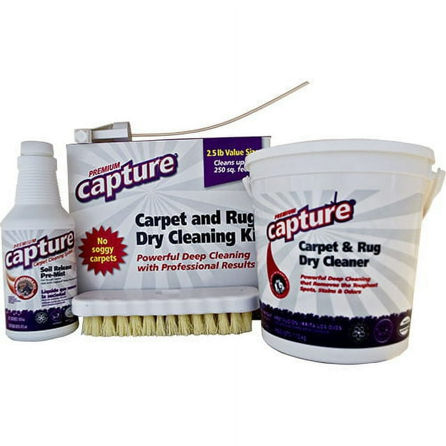 Capture Capture Carpet And Rug Dry Cleaning Kit 8 Lbs