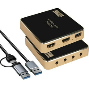 Capture Card for Streaming and Recording,4K@60HZ,2K@144hz,1080P@240HZ,HDR VRR Passthrough Near-Zero Latency Audio Video Capture Card for PS5, Xbox Series X/S, Nintendo in OBS,Twitch,YouTube,Camera,PC