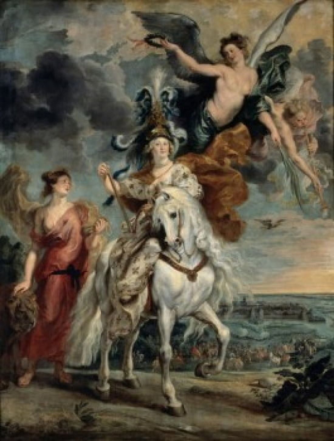 The Capture of Juliers (Life of Marie de Medici Queen of France) 1622 Peter Paul Rubens (1577-1640Flemish) Musee du Louvre Paris France Canvas Art - Peter Paul Rubens (24 x 36)