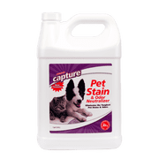 Capture Pet Stain and Odor Neutralizer, Liquid Carpet Cleaner, Fresh Scent, 1 Gallon Bottle