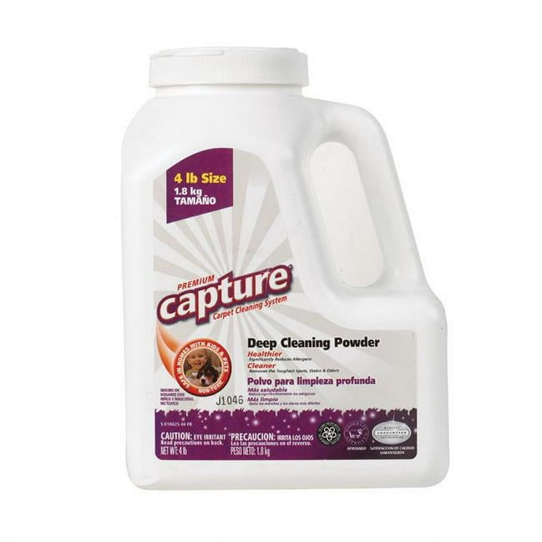 Capture Carpet Dry Cleaner Powder, 4 Pound Pail