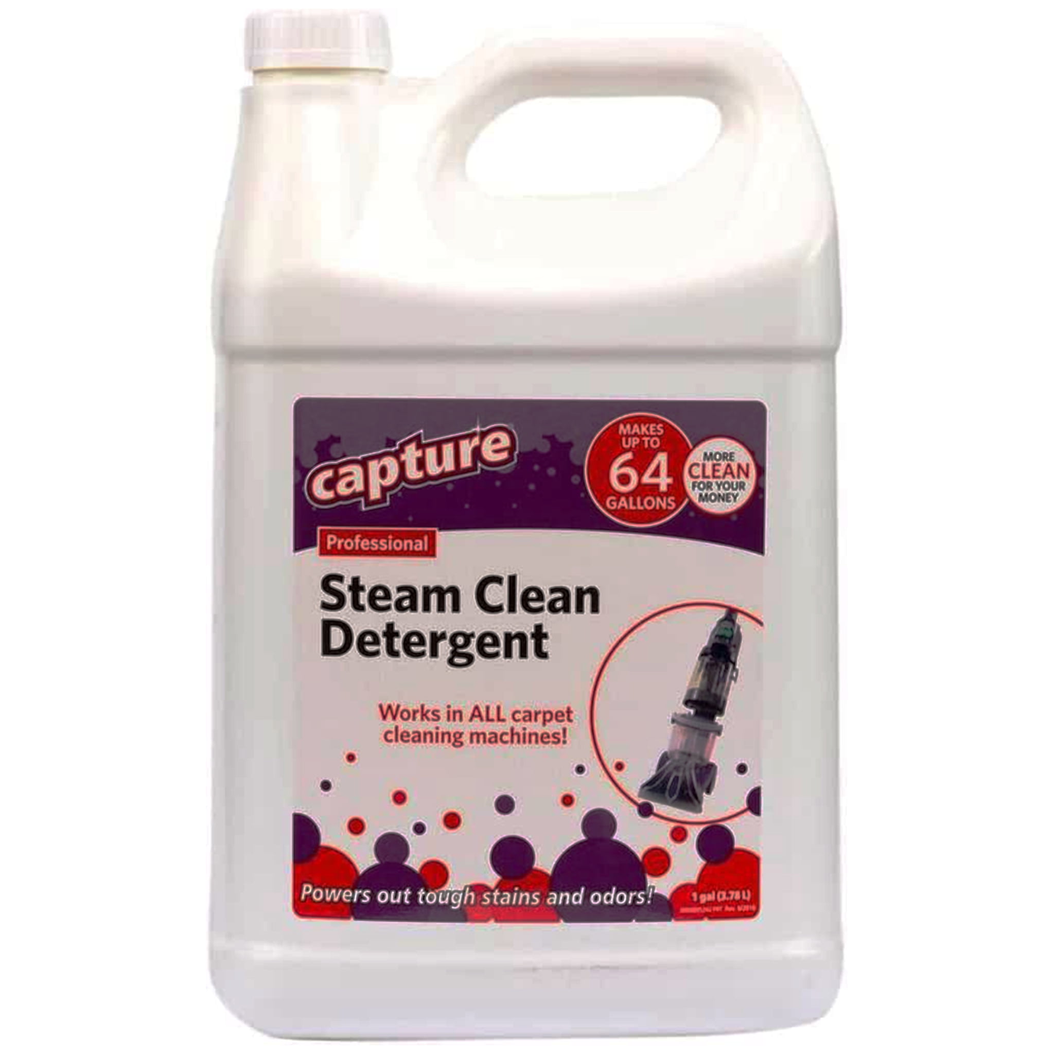 Capture Professional Steam Clean Detergent for All Machines (1 Gallon