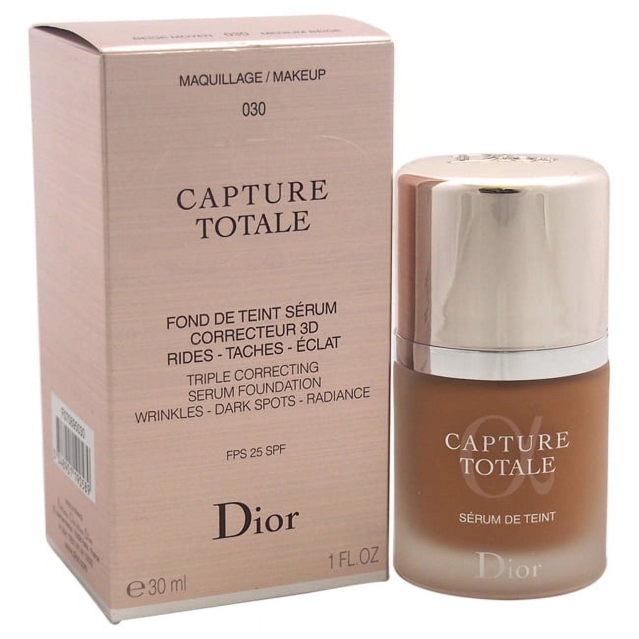 Capture Totale Triple Correcting Serum Foundation SPF 25 030 Medium Beige by Christian Dior for Women 1 oz Foundation Walmart