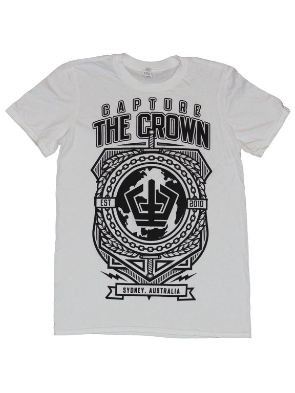 Mens T-Shirt - Established 2010 Ornate Lined Crest (Small)