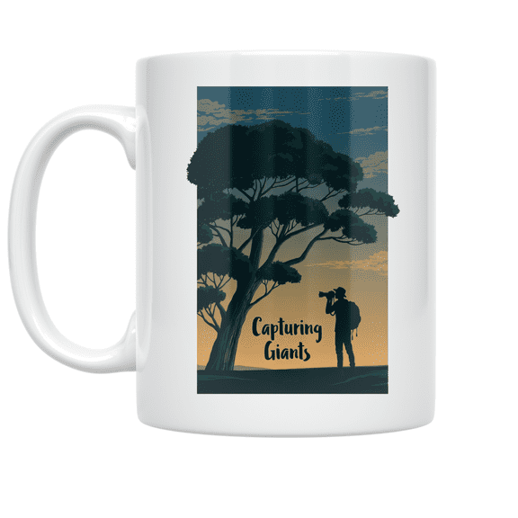 Capturing Giants Photography Design - Outdoor Photography Enthusiast - 11 oz Ceramic Coffee Mug