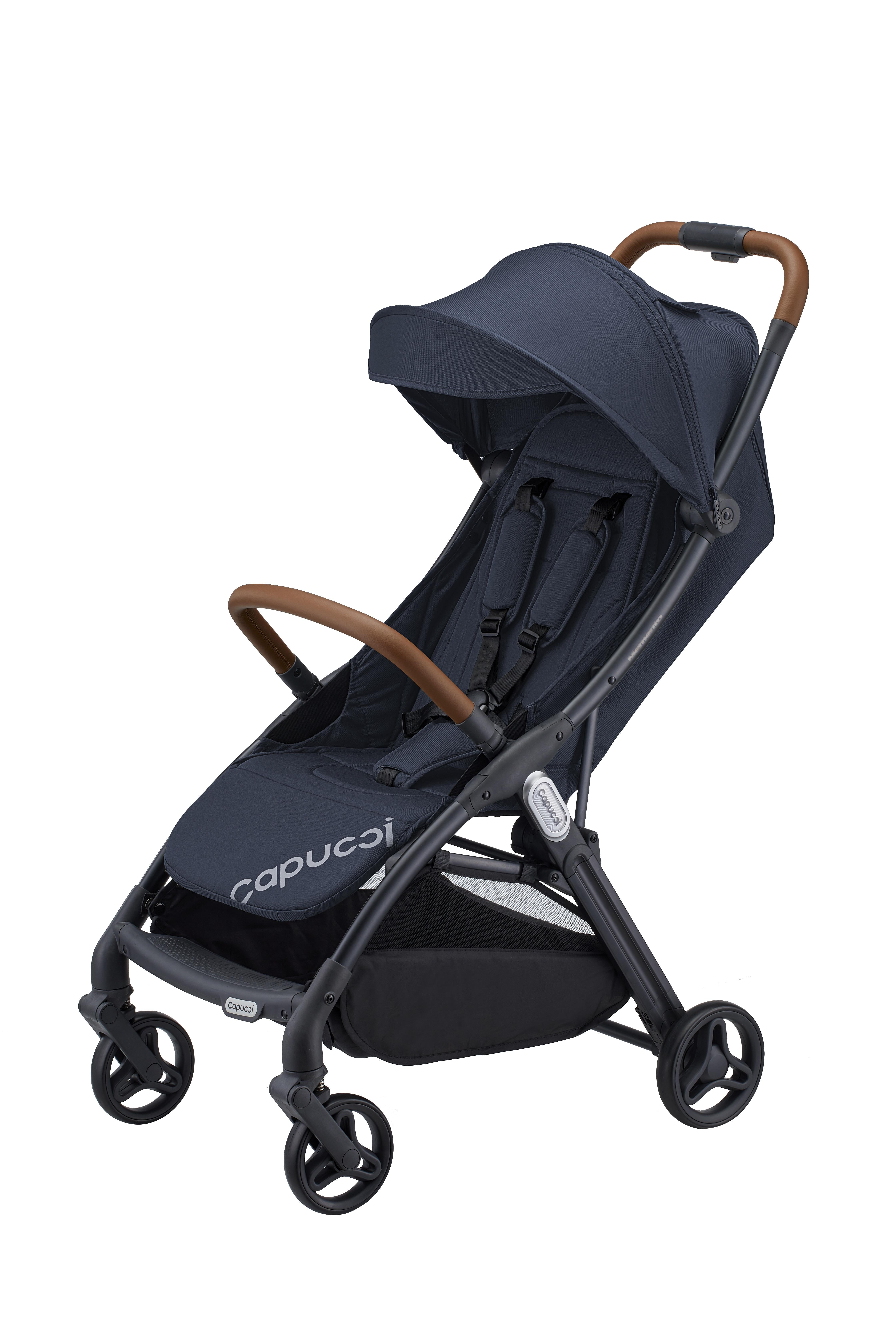 Capucci Memento V2 Stroller, Compact Stroller, Ages 0m-36m, Graphite Gray, Unisex