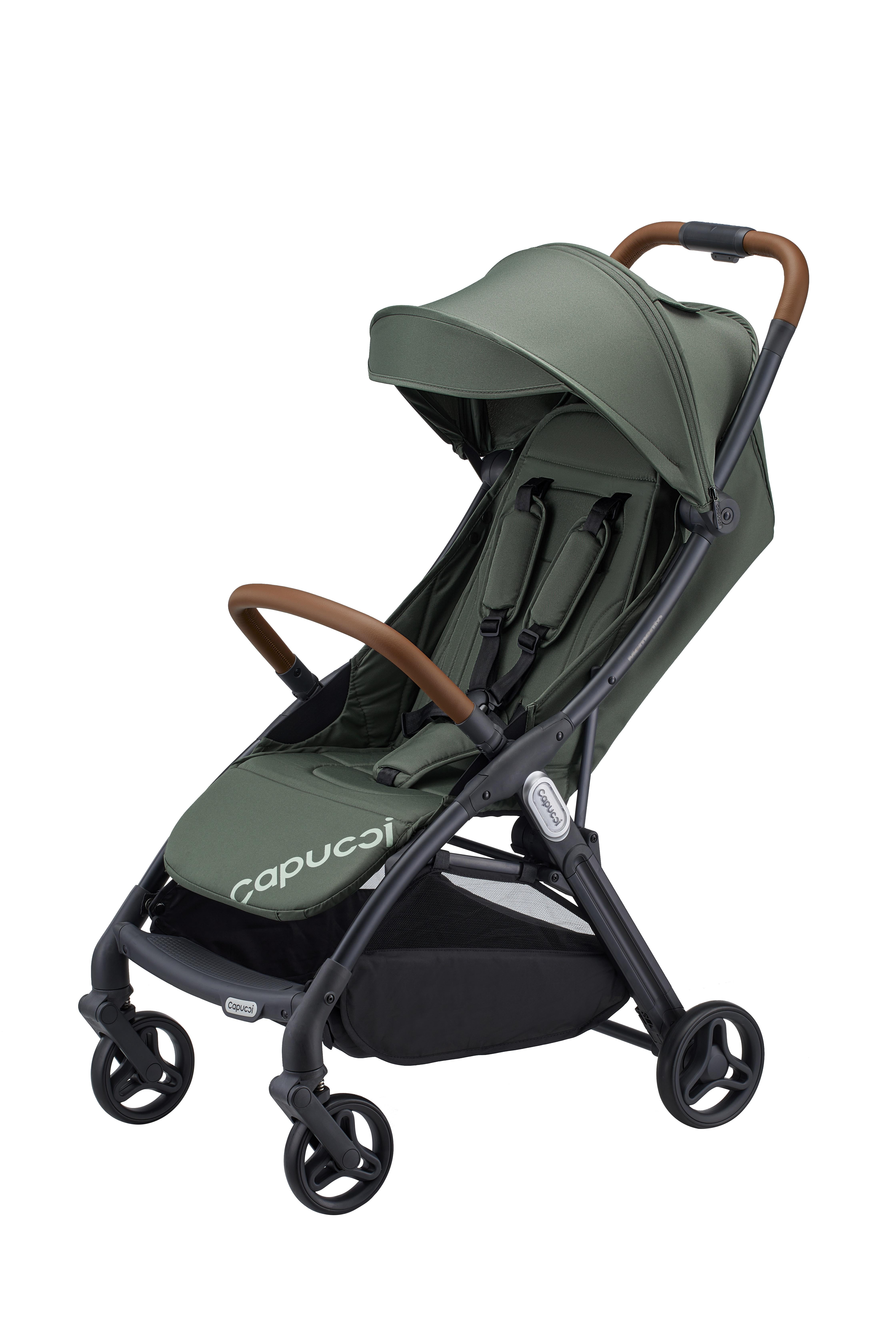 Capucci Memento V2 Stroller, Compact Stroller, Ages 0m36m, Thyme Green