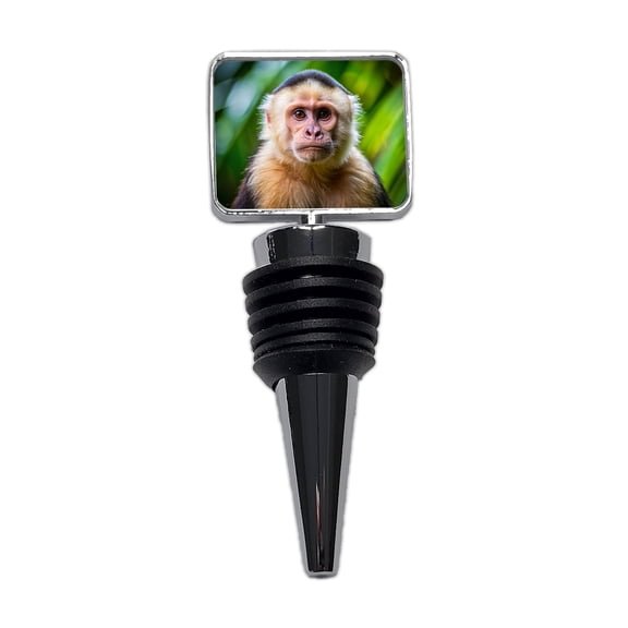 Capuchin Monkey Wine Bottle Stopper Cap Plug