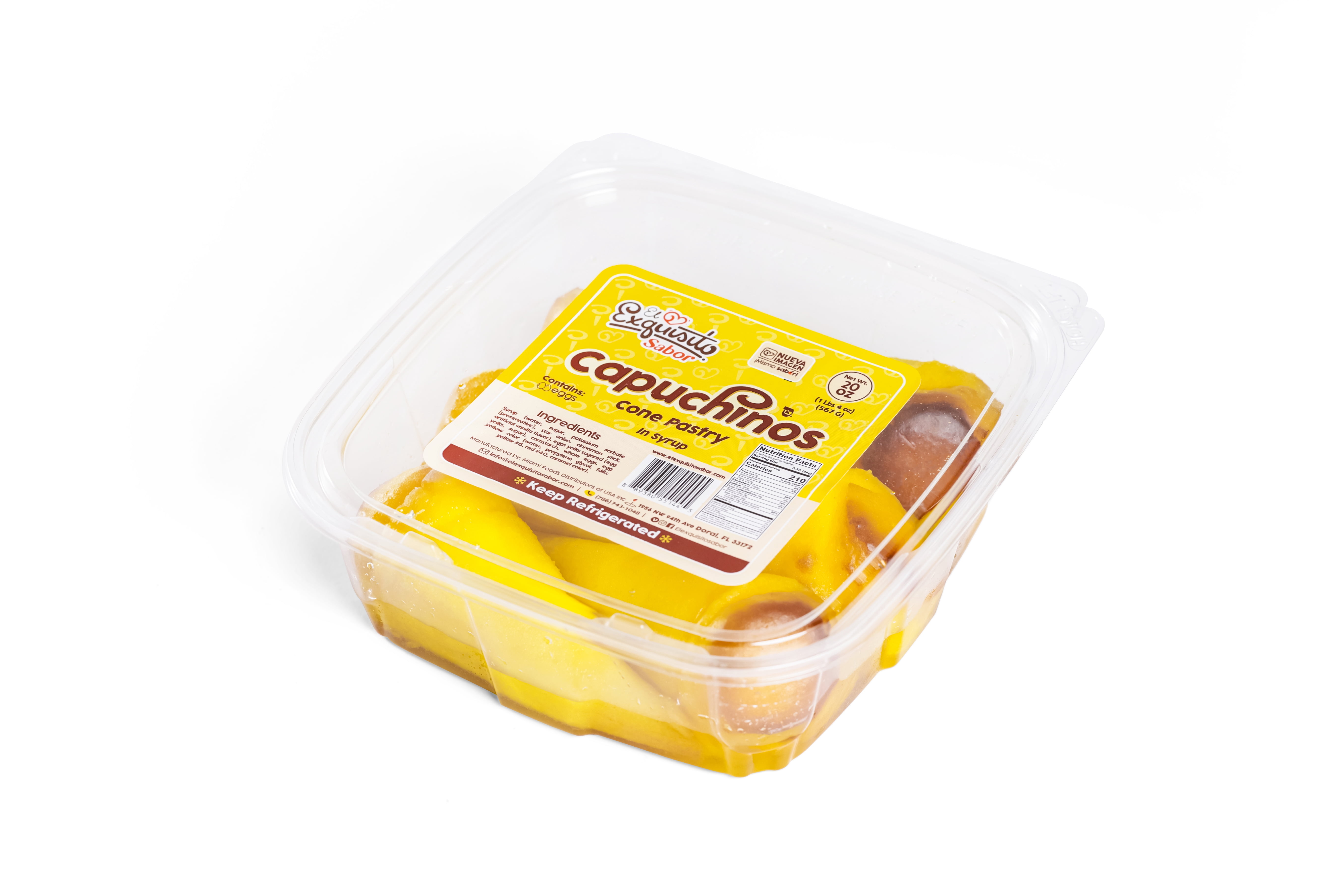 Capuchinos (cone pastry) 20oz