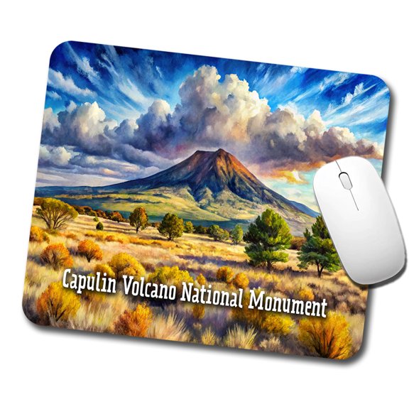 Capulin Volcano National Monument New Mexico Mouse Pad Low Profile Gaming Mat