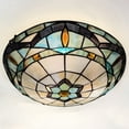 thumbnail image 1 of Capulina Tiffany 16" 3-Light Flush Mount Lights, 1 of 7