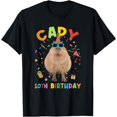 thumbnail image 1 of Capy 10Th Birthday Funny Capybara Birthday Animal Men Women Unisex S-5XL T-Shirt, 1 of 2