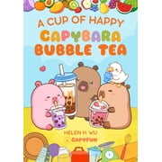 Capy Capybara A Cup of Happy Capybara Bubble Tea, Hardcover
