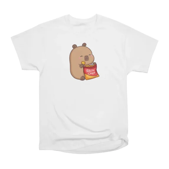 Capy Chips T-Shirt Tee Gift For Him Merch For Her Apparel For Friend