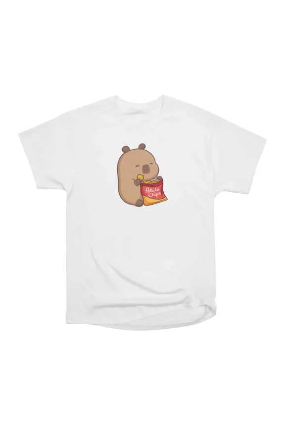 Capy Chips T-Shirt Tee Gift For Him Merch For Her Apparel For Friend