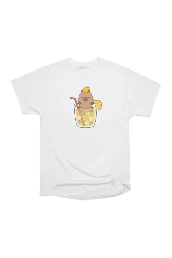 Capy Lemonade T-Shirt Tee Gift For Him Merch For Her Apparel For Friend