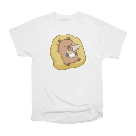 Capy Relax T-Shirt Tee Gift For Him Merch For Her Apparel For Friend ...