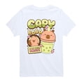 thumbnail image 1 of CapyFun - Capybara Boba - Youth Boys Short Sleeve Graphic T-Shirt, 1 of 4