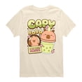 thumbnail image 1 of CapyFun - Capybara Boba - Youth Boys Short Sleeve Graphic T-Shirt, 1 of 3