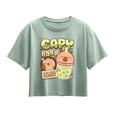 thumbnail image 1 of CapyFun - Capybara Boba - Youth Girls Boxy T-Shirt, 1 of 4