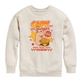 thumbnail image 1 of CapyFun - Capy Burger Boys' Graphic Long Sleeve Fleece Sweatshirt, 1 of 4