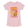 thumbnail image 1 of CapyFun - Capybara Burger - Youth Girls Fitted Short Sleeve T-Shirt, 1 of 4