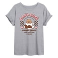 thumbnail image 1 of CapyFun - Capybara Cafe - Juniors Oversized Graphic T-Shirt, 1 of 4