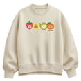 thumbnail image 1 of CapyFun - Capybara Fruits - Women's Oversized Fleece Crew Sweatshirt, 1 of 3