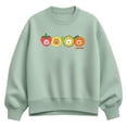 thumbnail image 1 of CapyFun - Capybara Fruits - Women's Oversized Fleece Crew Sweatshirt, 1 of 3
