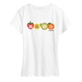 thumbnail image 1 of CapyFun - Capy Fruits Women's Short Sleeve Graphic T-Shirt, 1 of 4