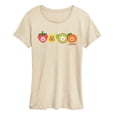 thumbnail image 1 of CapyFun - Capy Fruits Women's Short Sleeve Graphic T-Shirt, 1 of 4