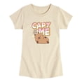thumbnail image 1 of CapyFun - Capybara Capy To Be Me - Toddler Girls Fitted Short Sleeve T-Shirt, 1 of 3