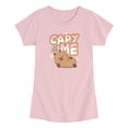 thumbnail image 1 of CapyFun - Capybara Capy To Be Me - Toddler Girls Fitted Short Sleeve T-Shirt, 1 of 3