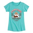thumbnail image 1 of CapyFun - Capybara Capy Cafe - Youth Girls Fitted Short Sleeve T-Shirt, 1 of 4