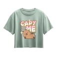 thumbnail image 1 of CapyFun - Capybara Capy to be Me - Youth Girls Boxy T-Shirt, 1 of 4