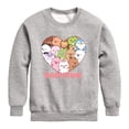 thumbnail image 1 of CapyFun - Capybara Heart Collage - Youth Boys Crew Fleece Sweatshirt, 1 of 4