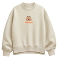 thumbnail image 1 of CapyFun - Capybara Logo - Women's Oversized Fleece Crew Sweatshirt, 1 of 3
