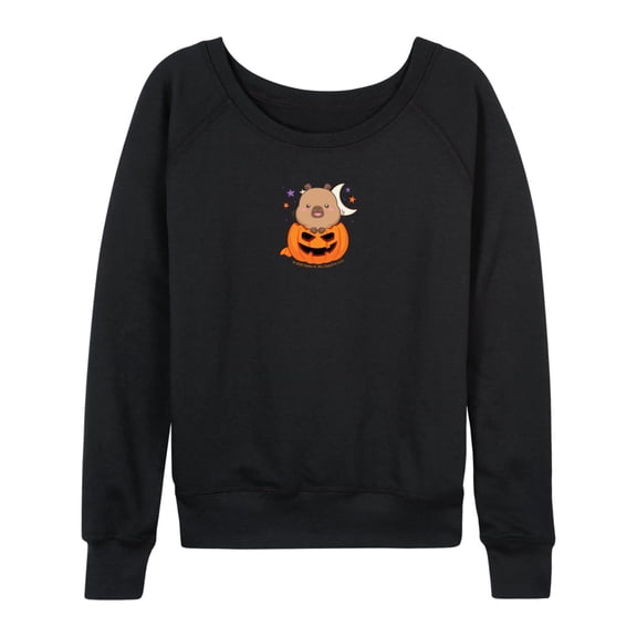 CapyFun - Capybara Pumpkin - Women's French Terry Long Sleeve Pullover