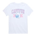 thumbnail image 1 of CapyFun - Capybara Reading - Youth Boys Short Sleeve Graphic T-Shirt, 1 of 4