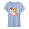 thumbnail image 1 of CapyFun - Capybara Collage Heart - Women's Short Sleeve Graphic T-Shirt, 1 of 3