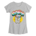 thumbnail image 1 of CapyFun - Grafitti Capybara Fitted Short Sleeve Graphic T-Shirt, 1 of 4
