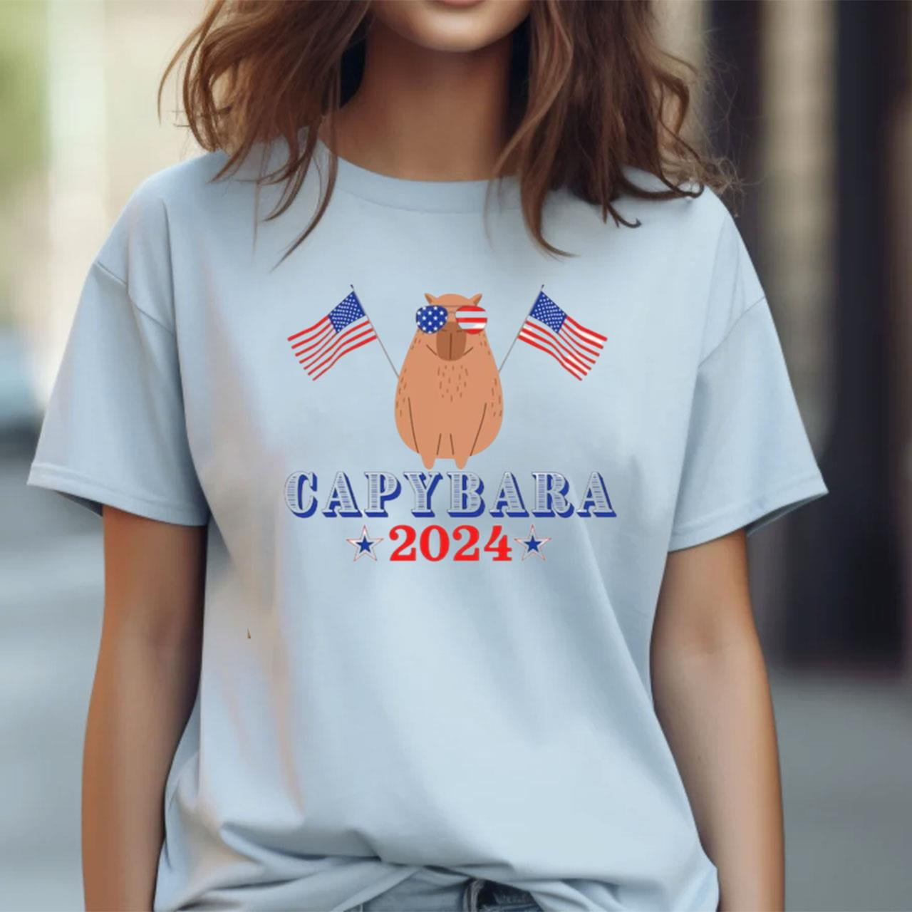 Capybara 2024 Shirt, Election 2024 Shirt, Capybara Gift, Capybara ...