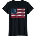 thumbnail image 1 of Capybara American Flag Mammal US 4th Of July Animal USA Gift T-Shirt, 1 of 3