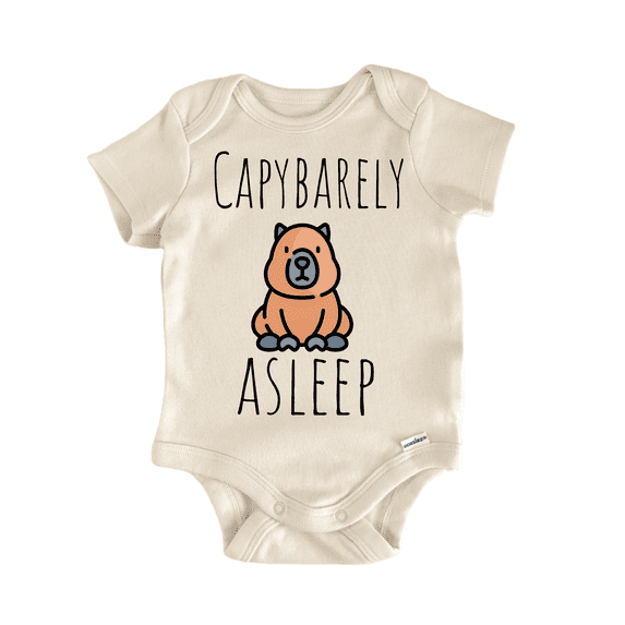 Capybara Animal Capy Newborn Baby Bodysuit