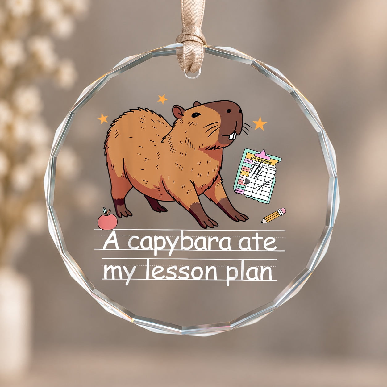 Capybara Ate My Lesson Plan Teacher Kindergarten Pre-K Christmas ...