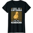 thumbnail image 1 of Capybara Ate my Homework South American Capybara T-Shirt, 1 of 3
