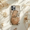 thumbnail image 1 of Capybara Coffee Cozy Animal Phone Case for iPhone 11 12 13 14 15 16 Pro Max, 1 of 2