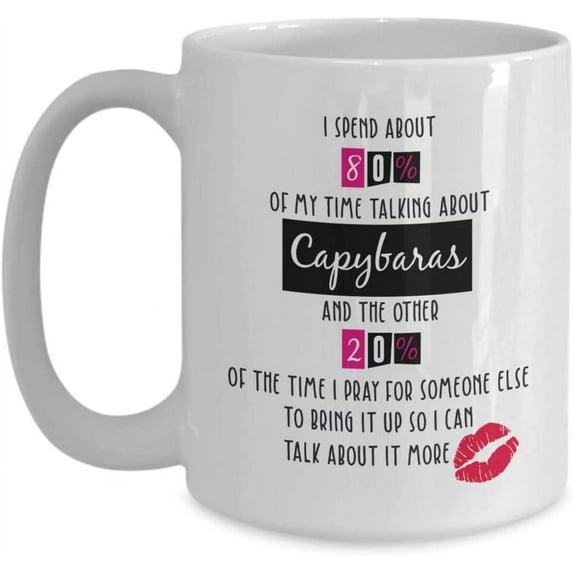Capybara Coffee Mug, Capybara Gifts, Funny Capybara Gifts, Capybara Gifts For Animal Lovers, Cute Capybara Gift, Birthday Christmas Basket gag Gift Idea