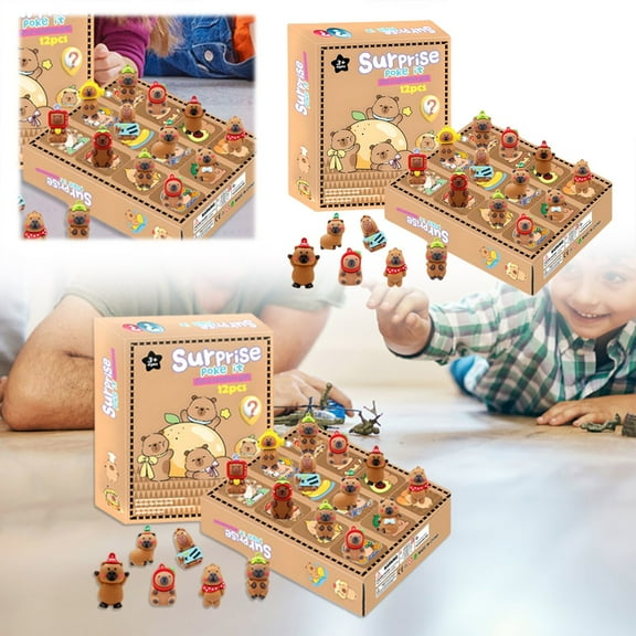 Capybara Countdown Set Advent Calendar for Indoor Educational Activities and Seasonal Countdown Experience for Kids 7 Years and Up